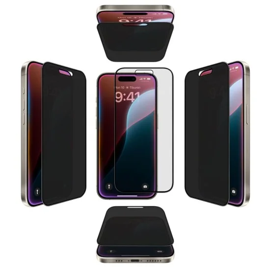 Torrii Bodyglass Iphone 16 / 15 / 14 Pro Screen Protector Glass - 4-way Privacy